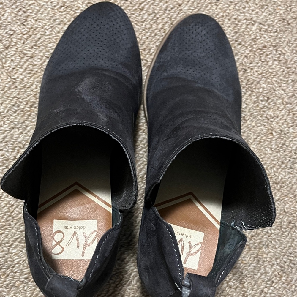 Charcoal Gray Dolce Vita DV8 Ankle Boots 7M - Picture 4 of 6